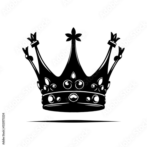 Crown royal vintage luxury elegant vector illustration