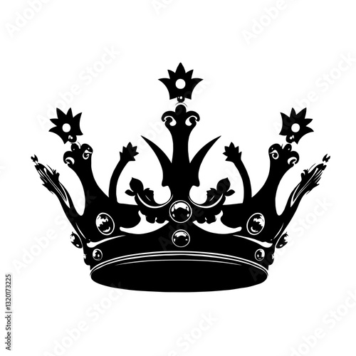 Crown royal luxury elegant vintage vector illustration