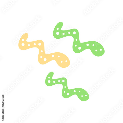 Germs and bacteria icon design