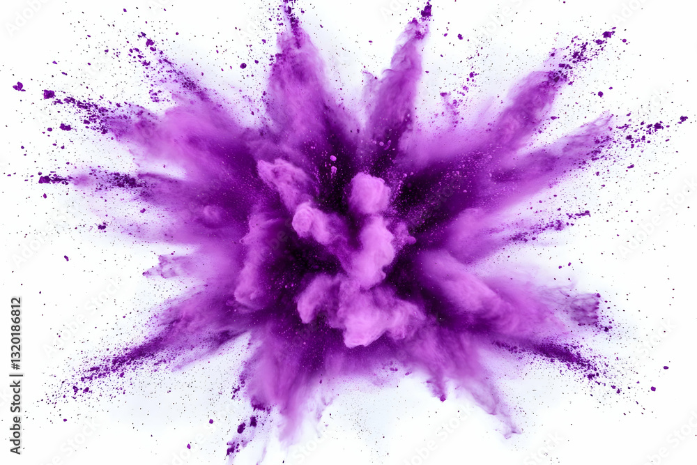 Vibrant Purple Powder Explosion: Abstract Background Image with Dynamic Splashes and Fine Details, Ideal for Design Projects. Vibrant Purple Powder Explosion: Abstract Background Image with Dynamic Splashes and Fine Details, Ideal for Design Projects.