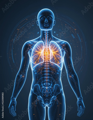 Breath of Life – Stunning Pranayama & Conscious Breathing Illustrations for Wellness and Energy Flow