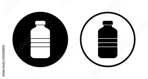 Bottle icon logo design. bottle sign and symbol