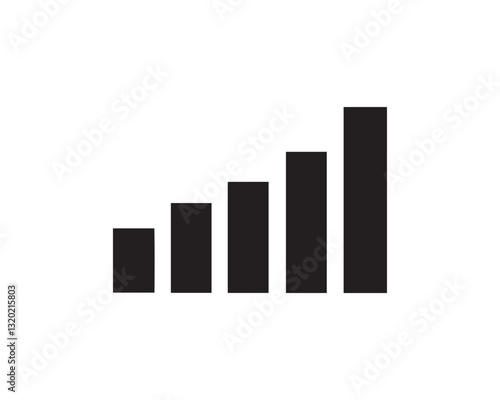 Free Download business graph vector illustration with editabel strokes - GFXLoad