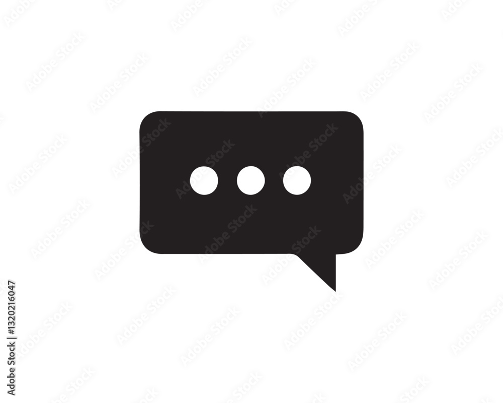 chat icon vector illustration chat icon vector illustration