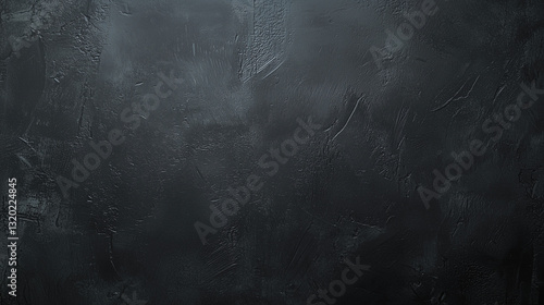 Top-down view of a smooth flat rubber mat texture in dark gray color for industrial and design applications