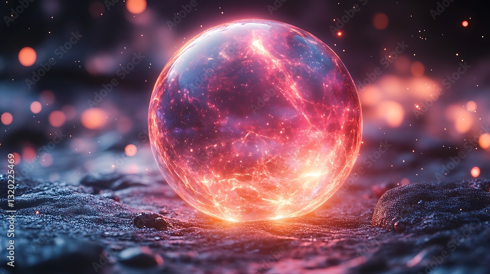 Surreal energy globe with electric sparks high resolution picture Surreal energy globe with electric sparks high resolution picture