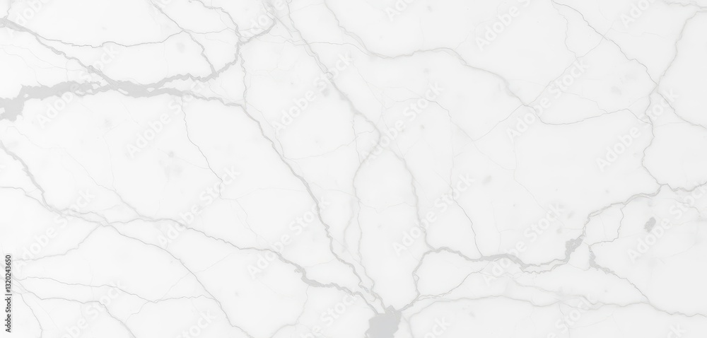 Obraz premium Intricate white marble veining, subtle grey shadows, luxurious texture, texture, image