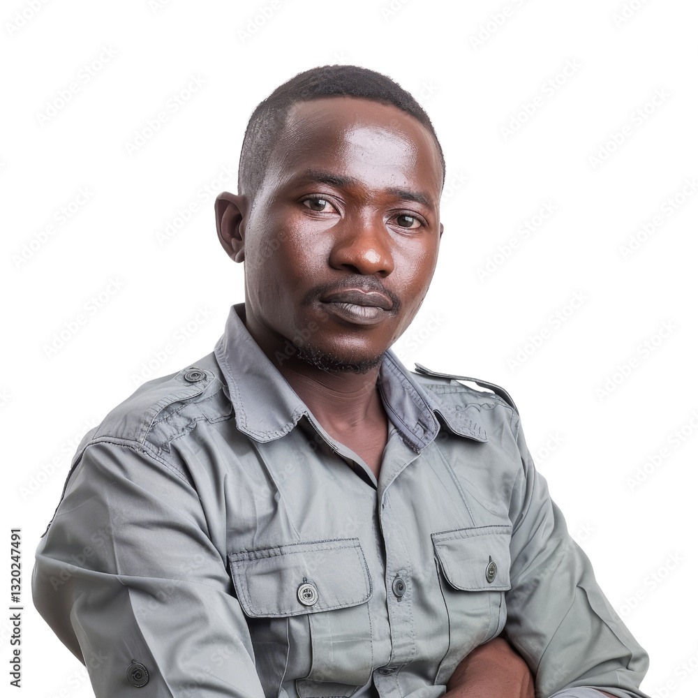 Thoughtful young man in casual attire posing with a confident expression in studio Thoughtful young man in casual attire posing with a confident expression in studio