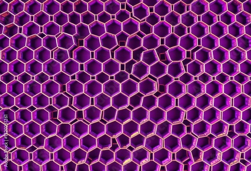 Regular hexagonal honeycomb pattern, isolated on white, honeycomb, backdrop