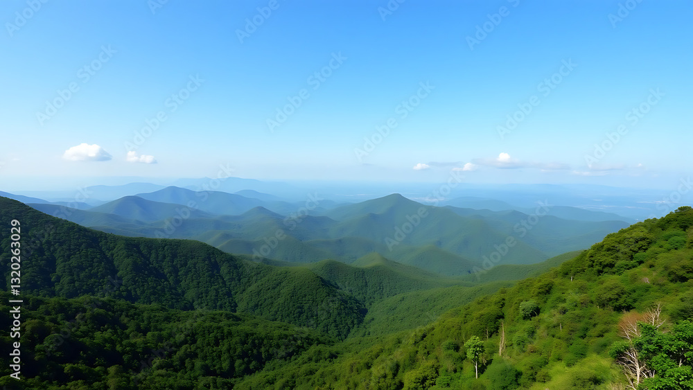 Fototapeta premium 阿蘇山の超広角パノラマ景観
