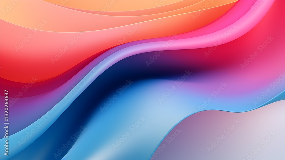 Gradient color modern design with smooth curved shapes and a dynamic flow Gradient color modern design with smooth curved shapes and a dynamic flow