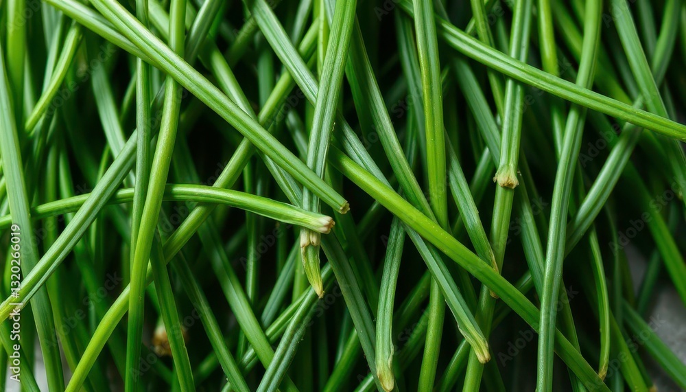 Vibrant green chives, slender leaves, culinary herb, stock photo, culinary art Vibrant green chives, slender leaves, culinary herb, stock photo, culinary art