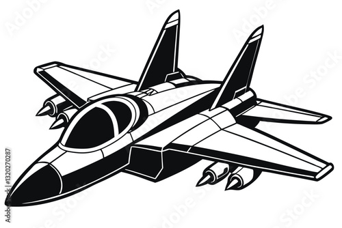 military airplanes silhouette