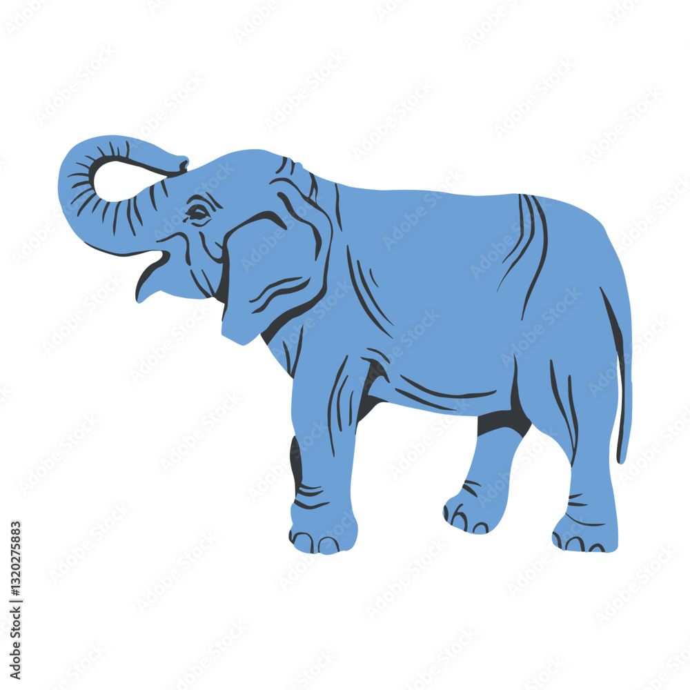 Obraz premium elephant vector illustration