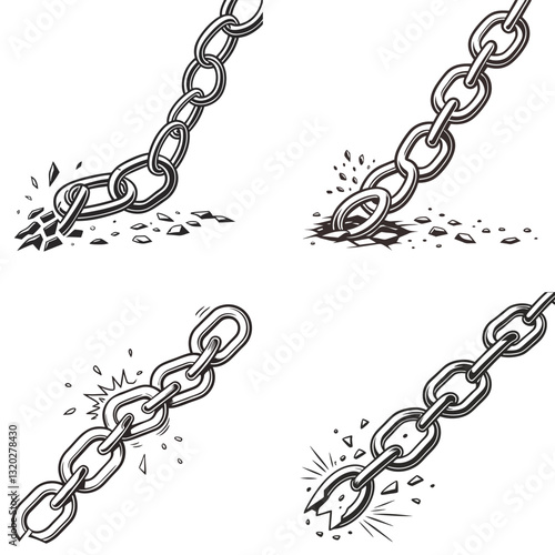 Breaking Chains A Symbol of Strength Freedom and Resistance.