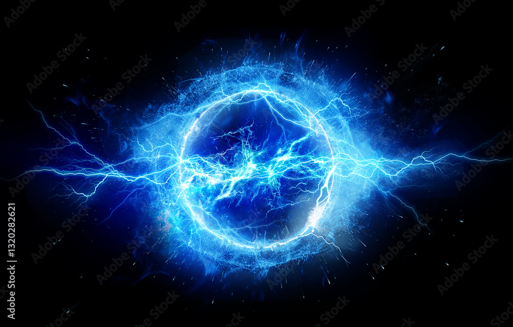 power thunder energy background power thunder energy background