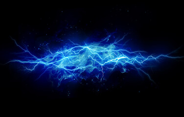 power thunder energy background