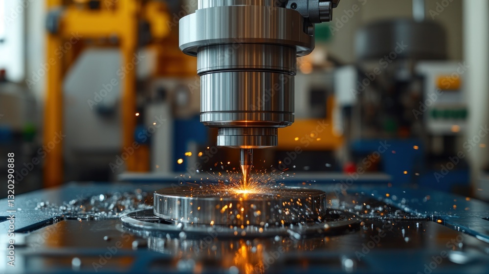 Precision metal cutting with sparks Precision metal cutting with sparks
