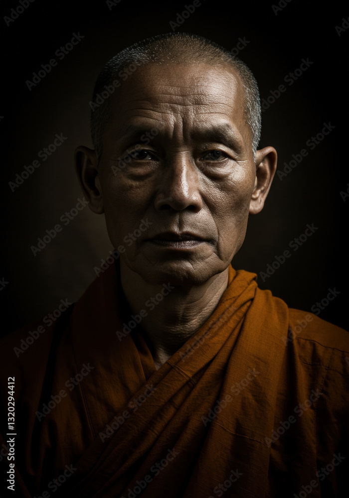 Fototapeta premium Monk's face
