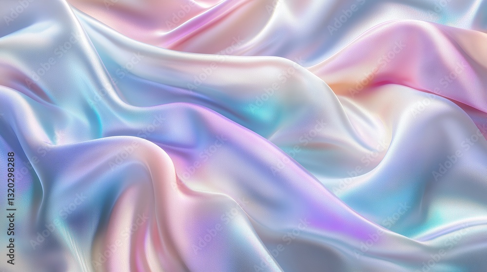 Abstract close-up of silky drapery
Vivid colors blending into soft folds Abstract close-up of silky drapery
Vivid colors blending into soft folds