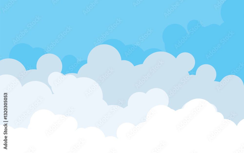 Cloud Background template illustration design v.16 Cloud Background template illustration design v.16