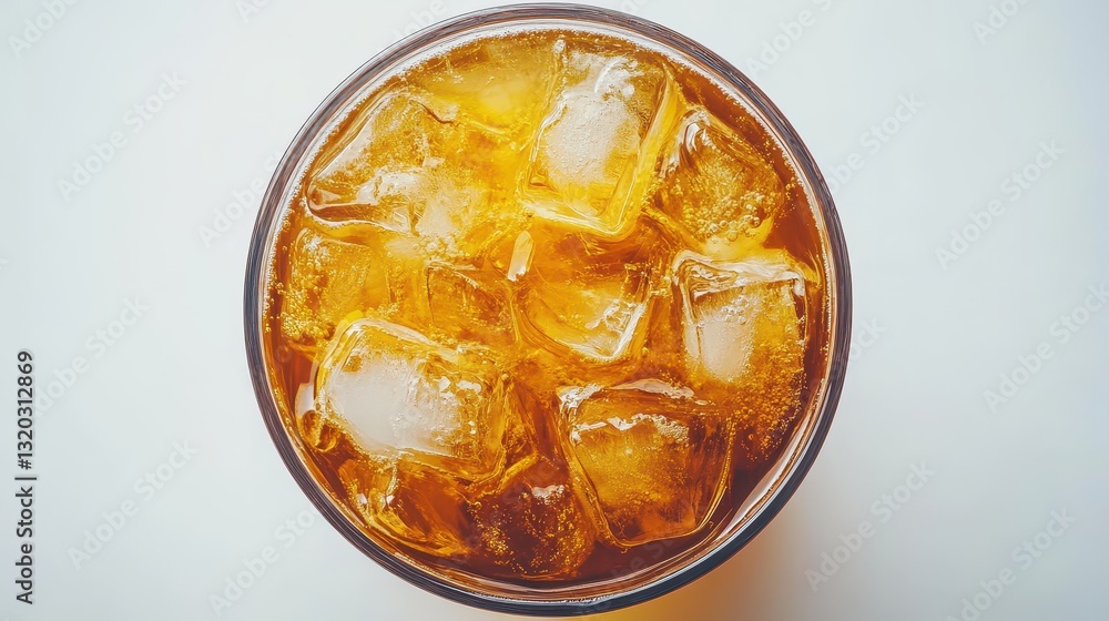 Amber liquid with ice cubes in a glass. Perfect for illustrating refreshment, beverages, or summer themes. Amber liquid with ice cubes in a glass. Perfect for illustrating refreshment, beverages, or summer themes.