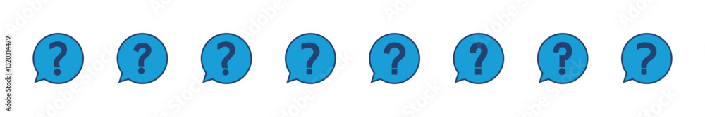 Question icon set. question mark icon vector. Question icon set. question mark icon vector.