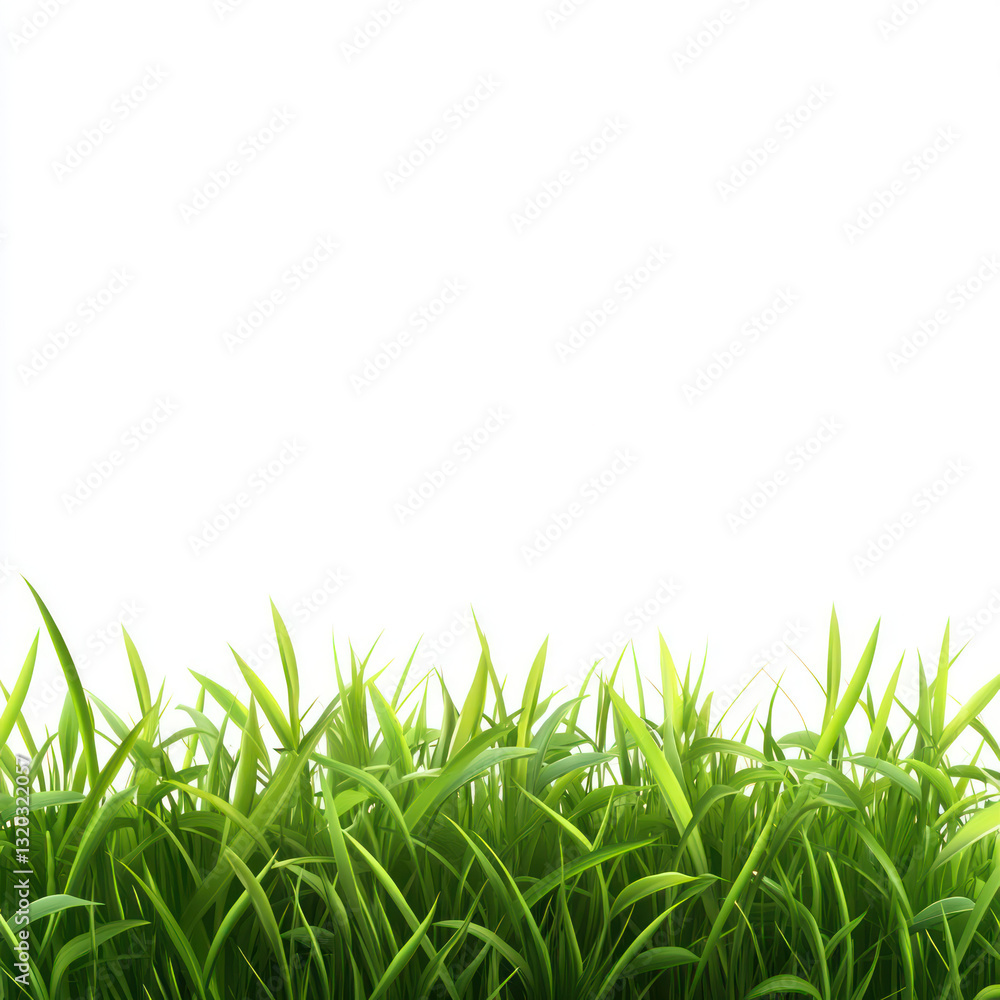 green grass isolated on white green grass isolated on white
