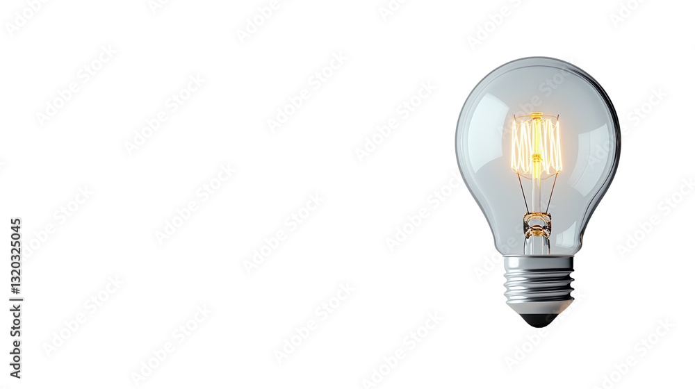 Glowing light bulb on a clean white background symbolizing innovation creative ideas and the potential for discovery and progress The simple minimalist design creates a sense of focus and clarity Glowing light bulb on a clean white background symbolizing innovation creative ideas and the potential for discovery and progress The simple minimalist design creates a sense of focus and clarity