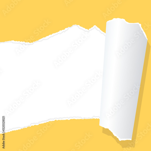 破れた紙、背景フレーム、壁紙、画用紙、正方形サイズ
