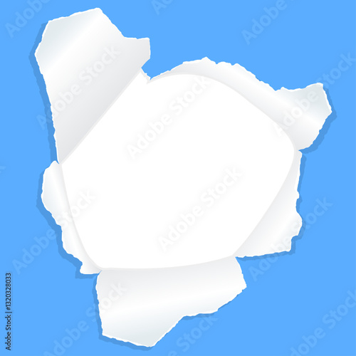 穴の空いた紙、背景フレーム、壁紙、画用紙、正方形サイズ