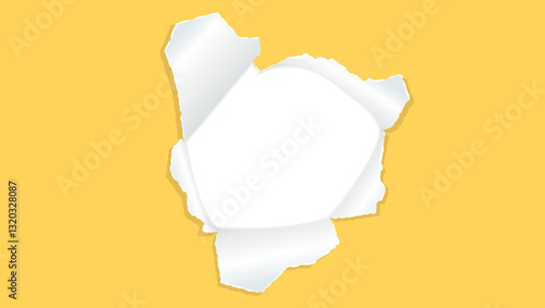 穴の空いた紙、背景フレーム、壁紙、画用紙