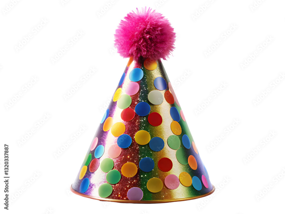 party hats isolated on white party hats isolated on white
