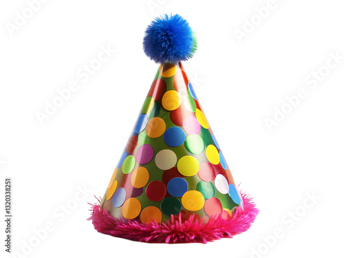 party hats isolated on white