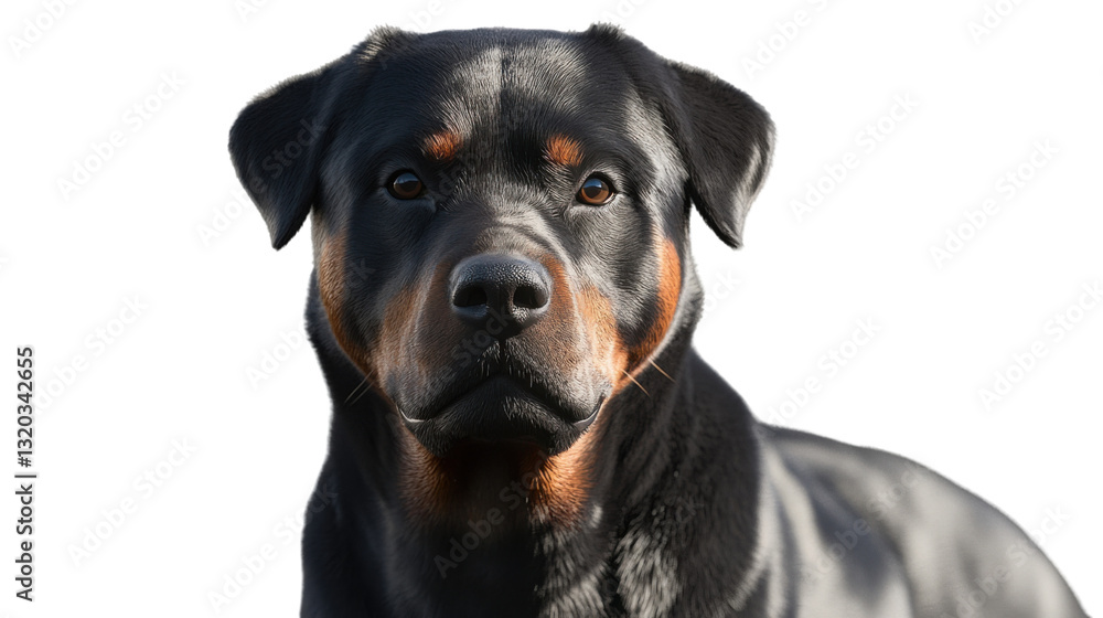 Rottweiler on transparent background png Rottweiler on transparent background png