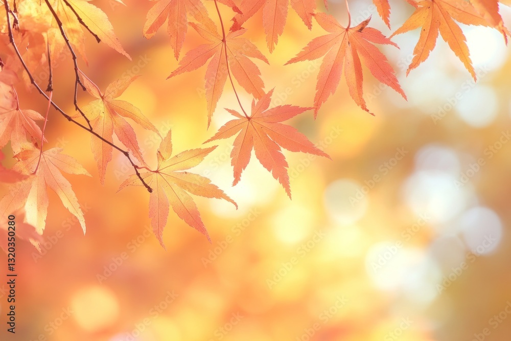 Autumn leaves, fall foliage, vibrant colors, park background Autumn leaves, fall foliage, vibrant colors, park background