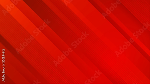 abstract red gradient background with diagonal glowing lines vector illustration, for presentation design, business project, or wallpaper