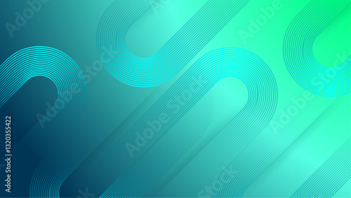 gradient abstract background with shiny green vector illustration