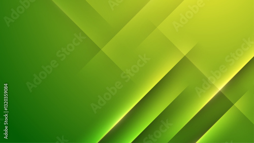 abstract green gradient background overlapping geometric vector illustration, perfect for presentation design, business project, and digital poster