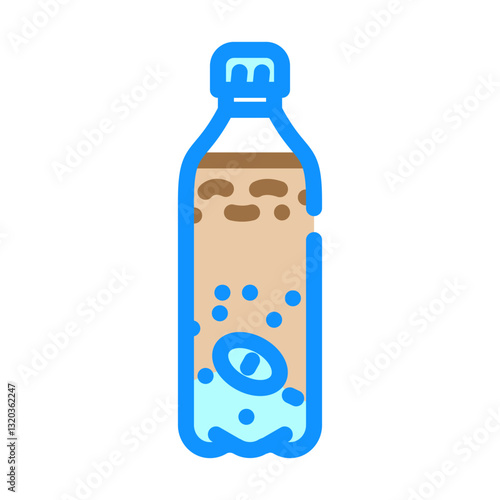 purification tablets water ultralight trekking color icon vector illustration
