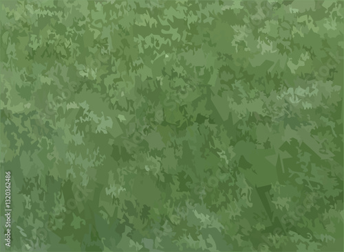 Abstract plane composition with green nuances, as inspiration for backgrounds in graphic design or for applied art needs