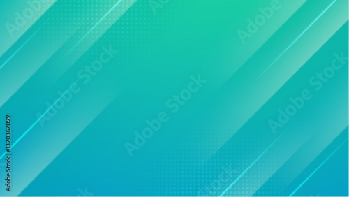 Abstract shiny green and blue gradient vector illustration