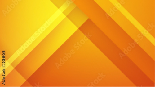 Abstract orange and yellow gradient square shape overlay background vector illustration
