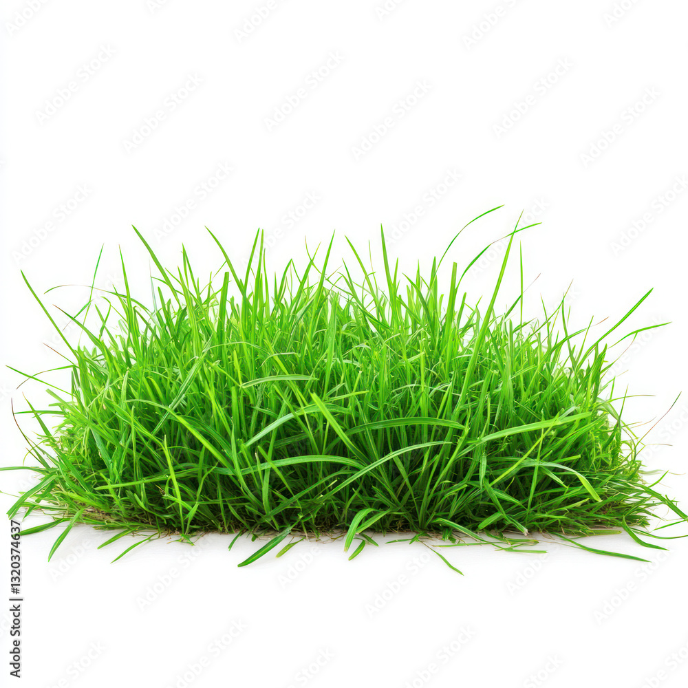green grass isolated on white background green grass isolated on white background