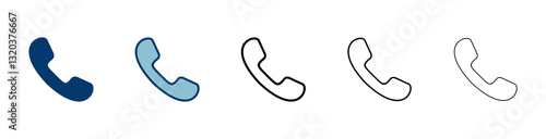 Call icon vector isolated on white background. Phone icon vector. mobile phone. telephone icon