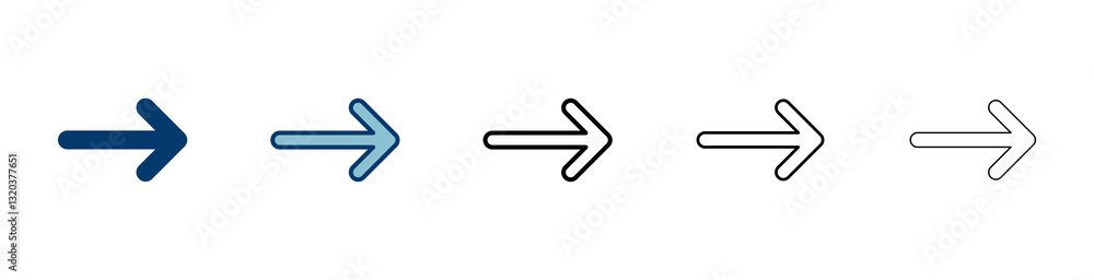 Arrow icon vector isolated on white background. Arrow symbol. Arrow vector icon Arrow icon vector isolated on white background. Arrow symbol. Arrow vector icon