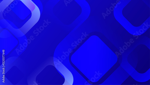 dynamic blue gradient abstract background with geometric shapes vector illustration, for modern design, modern presentation, or business project