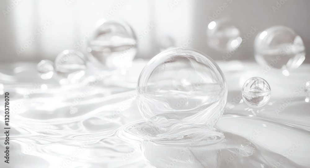 Collagen Serum and Vitamin C for Healthy Skin in Soft Focus Abstract Space Collagen Serum and Vitamin C for Healthy Skin in Soft Focus Abstract Space
