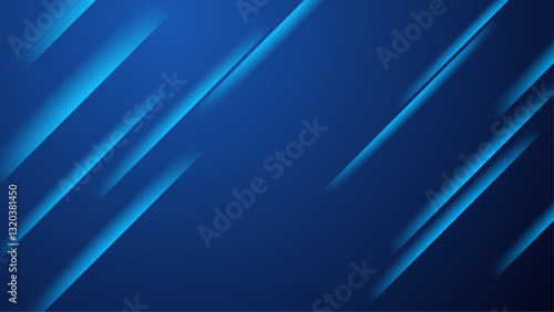 Abstract elegant shiny blue gradient vector illustration