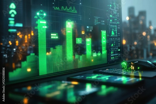 Wallpaper Mural Sustainable Economic Growth Strategy for Carbon Emission Reduction and Net Zero Targets by 2025 Torontodigital.ca